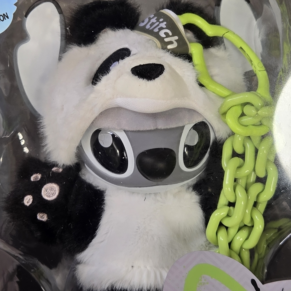 Disney Stitch Panda Plush Toy, Miniso Limited Edition Vinyl Plush Collectible - Picture 3 of 4